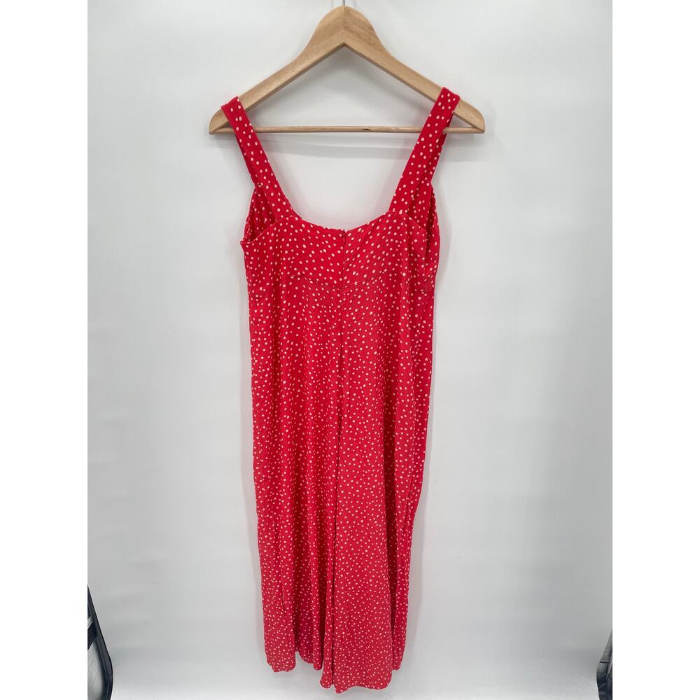 Anthropolgie x Kachel NWT Coral Jordan Polka Dot Jumpsuit // 6 - Picture 10 of 13